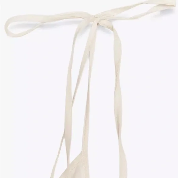 NET ZARA 100% RAMIE PRINT DRESS ZW COLLECTION - Picture 14 of 15